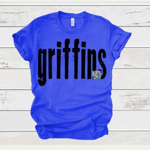 Griffins Typography PNG, Griffins PNG, Griffins Mascot, Mascot PNG, Griffins, Sublimation