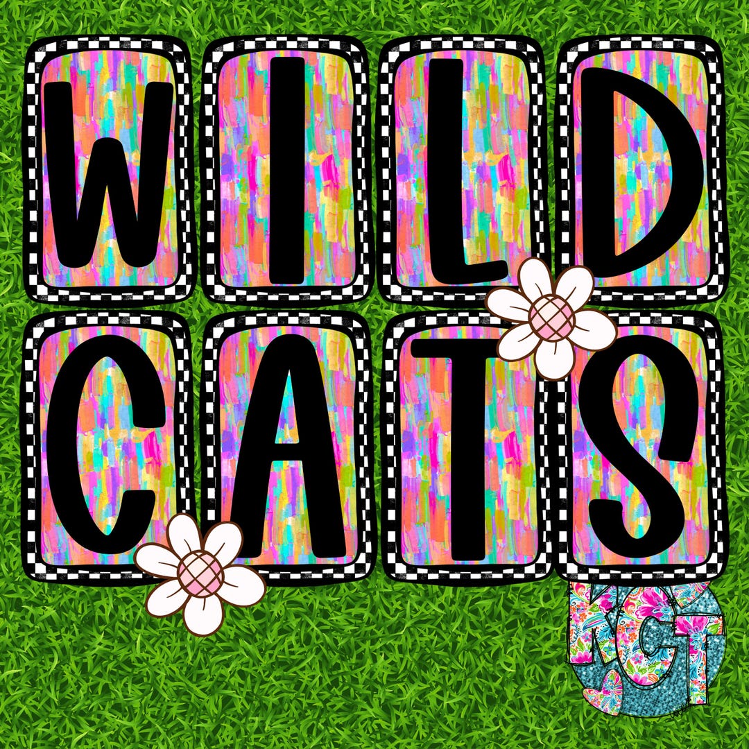 Wildcats Colorful Png, Wildcats Mascot Png, Wildcats School Spirit ...