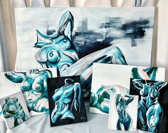 Female Nude Art Etsy Canada