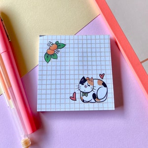 Calico sticky notes