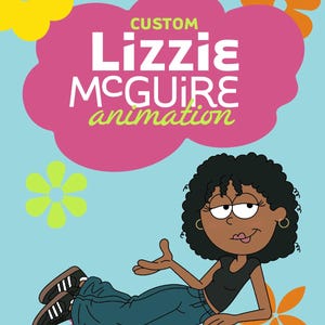 Custom Lizzie McGuire Inspired Cartoon Character