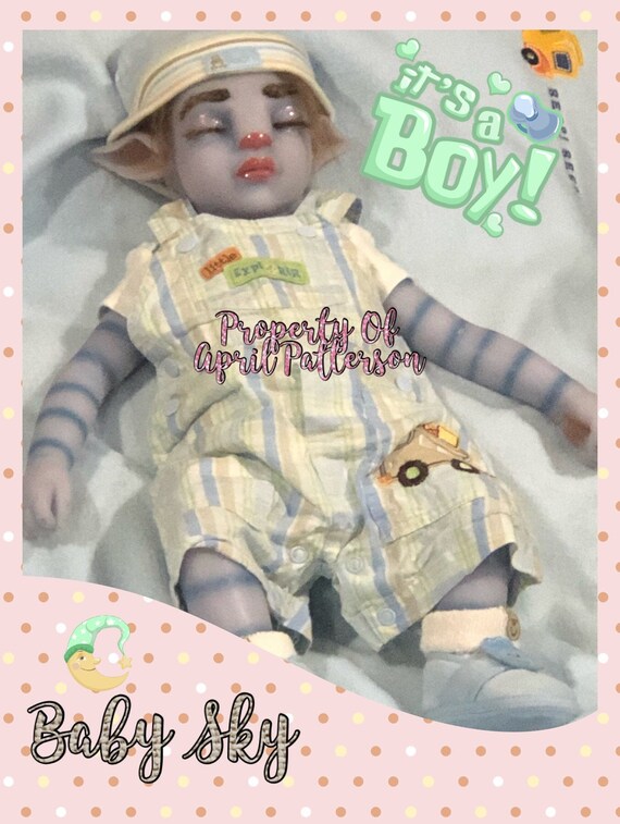 Reborn Plein Corps En Silicone 6 5lbs Baby Avatar Sky Etsy