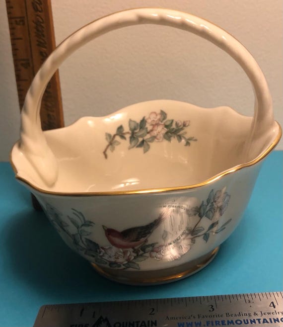 Lenox porcelain basket