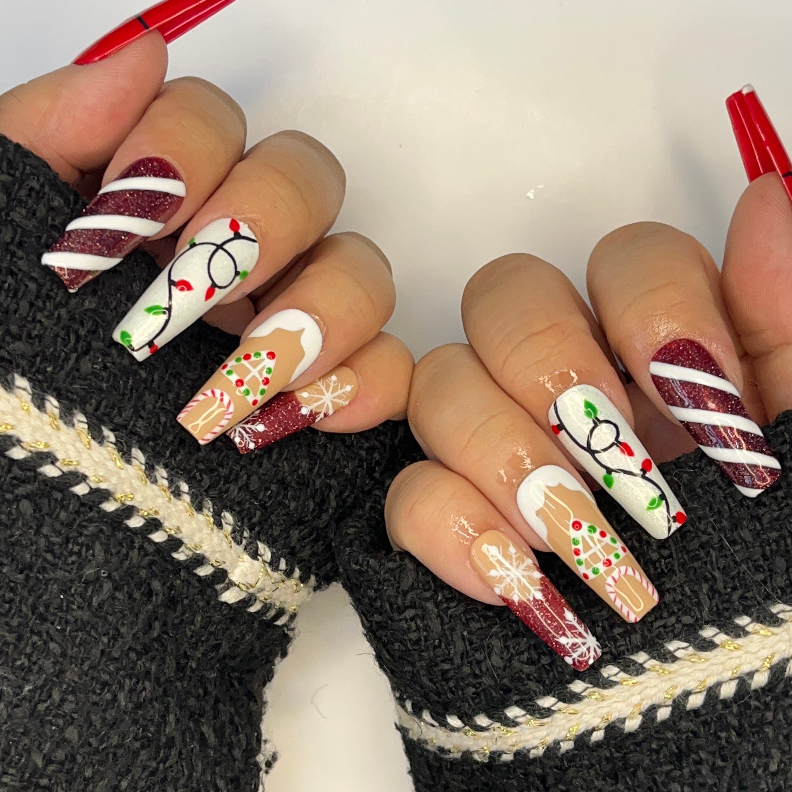 Nail Art Noel Chic Inspiration