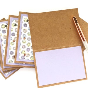 Lot de 6 cartes pour toutes les occasions : des cartes de remerciement faites main, des cadeaux pour les amis et la famille
