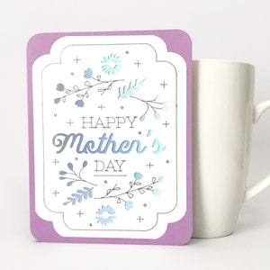 Cartes faites main pour la fête des mères - Choisissez parmi 4 belles couleurs pour montrer votre amour et votre appréciation