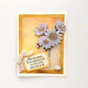 Cartes de Joyeuses Pâques - Cartes de voeux chrétiennes faites main exquises avec un design multicouche - Répandez la joie et la foi