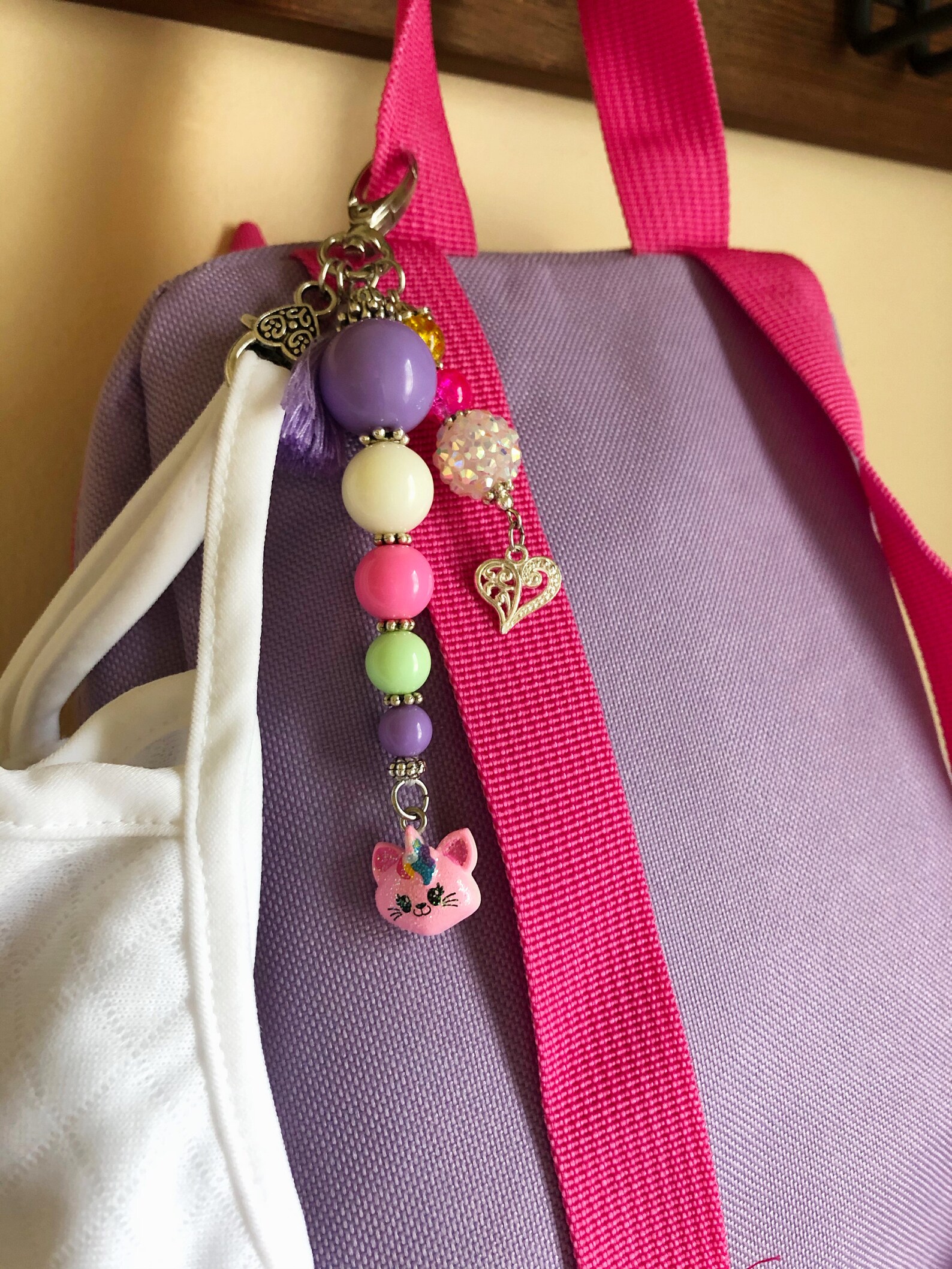 Personalized Backpack Charm Bling for Childs Backpack Childs Etsy
