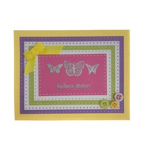 Carte de remerciement faite main - Carte de gratitude La gentillesse, ça compte, voeux d'appréciation fabriqués à la main
