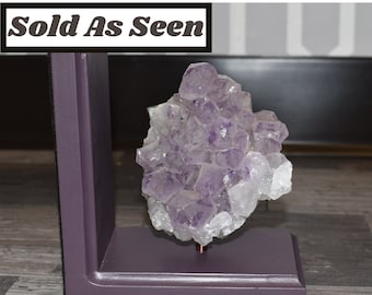 Amethyst Bookends Smoky Quartz Book Ends Geode Wooden Bookend Boho Decor Crystal Book Stopper Shelf Decor Statement Piece Elegant Gift