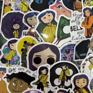 Coraline  stickers! 10 random/ mystery bundle stickers