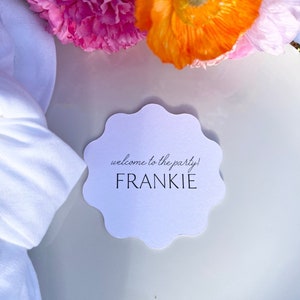 Printed place cards ,Wedding place cards ,Name place cards,Modern name cards wedding, Modern Wavy place card