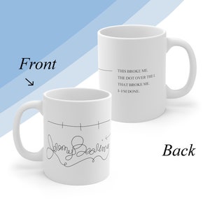 Jeremy Bearimy with Quotes - The Good Place Mug - Multiple Options - Chidi, Janet, Michael Quotes