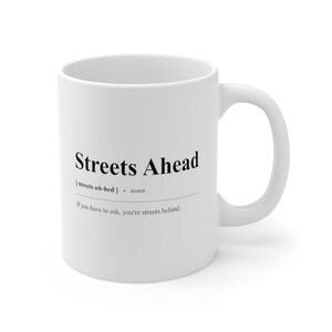 Community "streets Ahead" Dictionary Definition Mug - Pierce Hawthorne