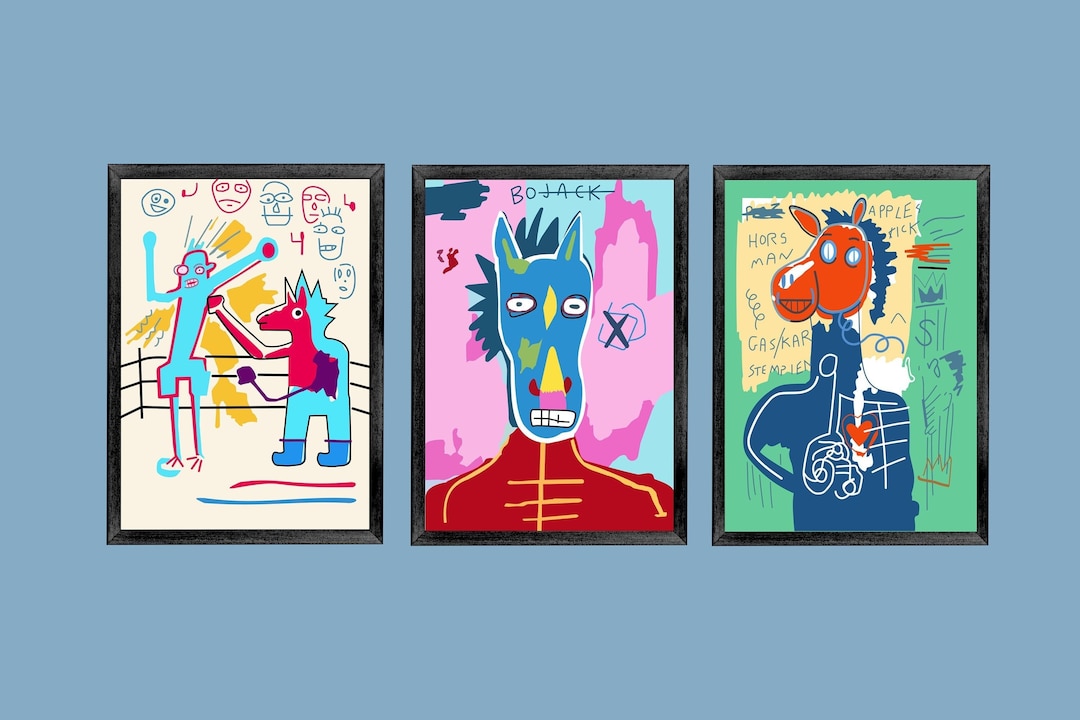 Bojack Horseman Set of 3 Art Prints - Art as Seen in Herb Kazazz's
