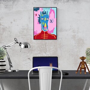 Bojack Horseman Print A3 A4 A5 Basquiat Inspired Art as Seen - Etsy UK