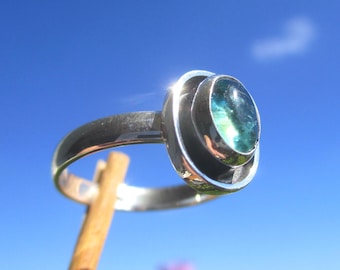 Apatite - misura anello 19 - Argento 925