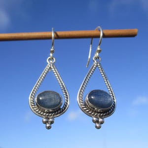 Disthene earrings silver 925