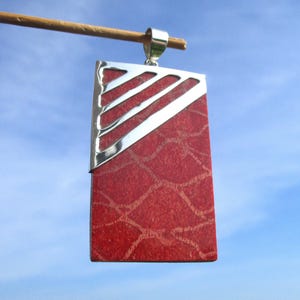 Coral pendant silver 925
