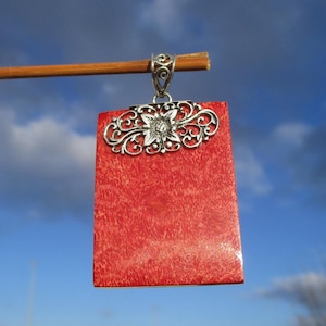 Coral from Indonesia - Pendant Silver 925