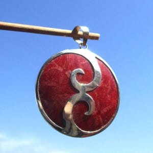Coral from Indonesia - Pendant Silver 925