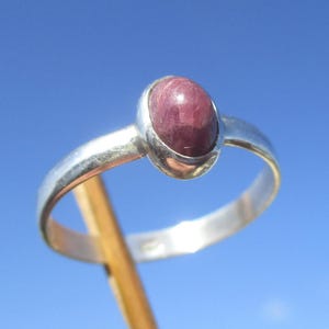 Ruby, ring size. 19.25 - silver 925