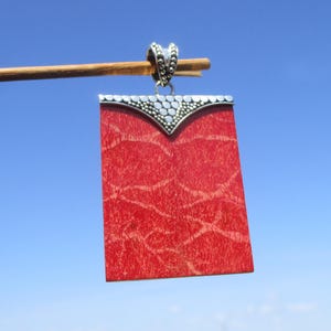 Coral pendant silver 925