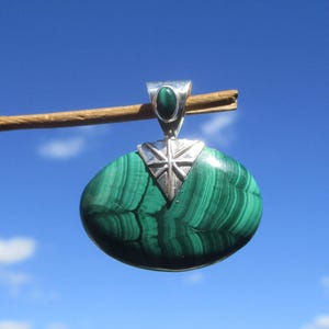 Malachite - Pendant Silver 925 with Malachite