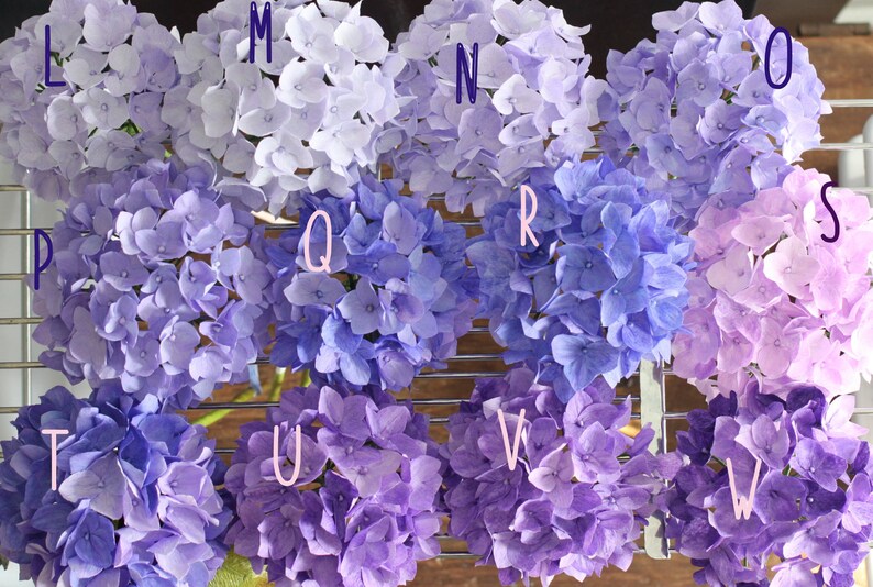 Realistic Crepe Paper Hydrangea Faux Flower Handmade Blue Etsy