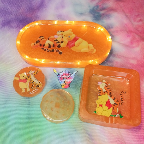 Rolling Tray Set Etsy