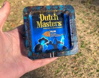 Blue Dutch Ashtray