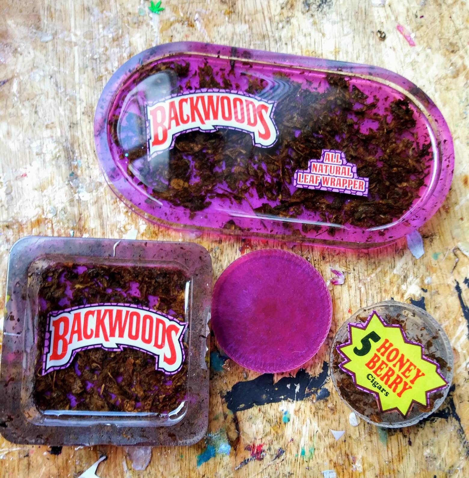 Backwoods resin Rolling Tray