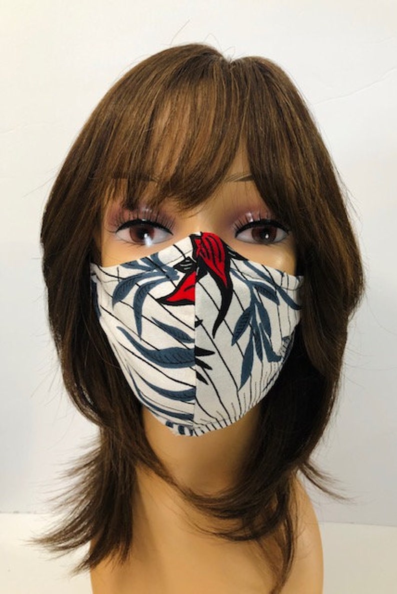 Face Mask With Nose Wire and Filter Pocket. African Print 100 Etsy
