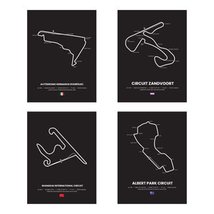 Formule 1-circuitafdruk|F1-circuitposter |Formule 1-poster|F1-circuit| F1-racecadeau| Formule 1-cadeau|F1-poster| F1-muurkunst | Monaco