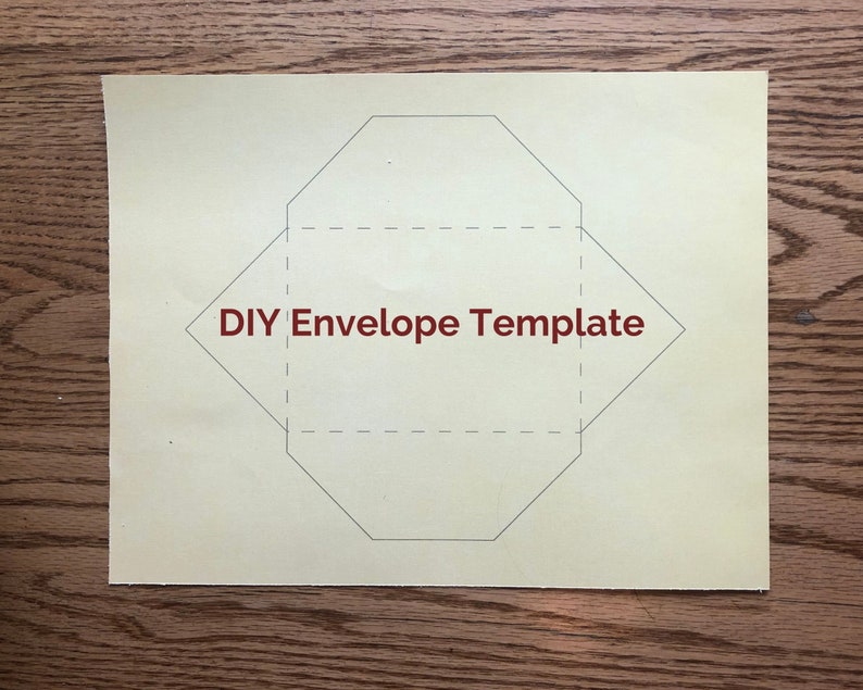 Blank Open When Letters Template | Printable Labels, Envelope ...
