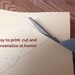 Blank Open When Letters Template | Printable Labels, Envelope ...