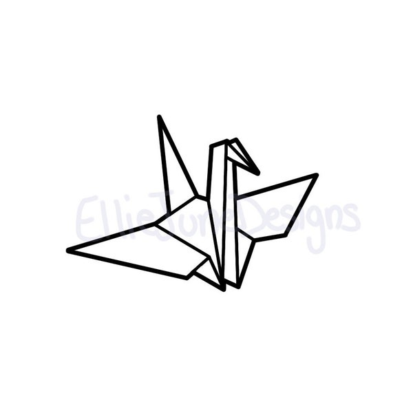 Paper Crane | Manacled | Draco Malfoy Inspired | Cut File | Digital Download | Svg | Png | Pdf | Jpg | Cricut | Silhouette