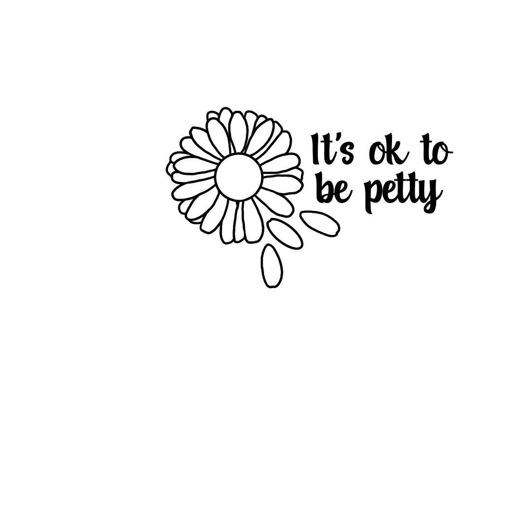 It's Ok to Be Petty Cutting File Digital Download Svg Jpg Pdf Png Instant Download Digital File
