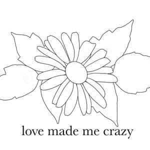 Don't Blame Me SVG | Love Made Me Crazy Daisy Poison Ivy Png | Schnell Inspiriert | Pdf | Jpg | Cricut | Silhouette | Geschnittene Dateien