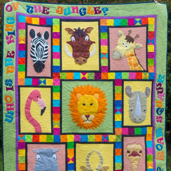 On Safari PDF Quilt Pattern