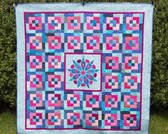 Winter Blossom Mandala PDF Quilt Pattern