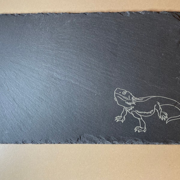 Personalised Bearded Dragon Feeding Slate