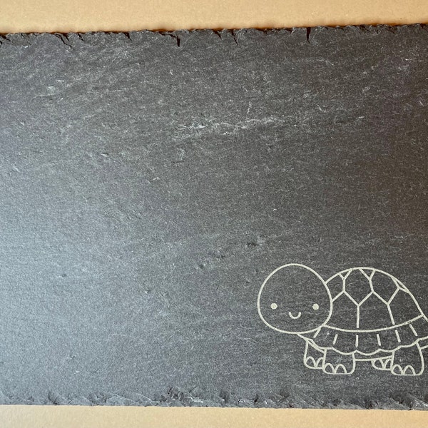 Personalised Tortoise Feeding Slate