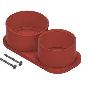 Shop Vac Hose Holder - 2.5&quot;, Rigid Style w/ Clip, Screw Mount