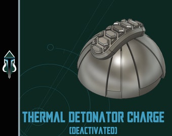 Thermal Detonator Charge: Deactivated - Mandalorian Cosplay Prop (Digital Download)