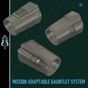 Sistema di guanti adattabili della missione mandaloriana I - Armatura cosplay mandaloriana (download digitale)