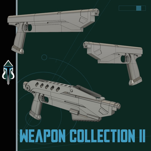 Westar Blasters - Mandalorian Cosplay Weapon Collection (Digital Download)