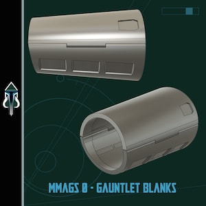 Mandalorian Mission Adaptable Gauntlet System 0 - Mandalorian Cosplay Armor (Digital Download)