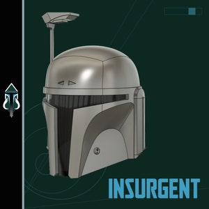 The Insurgent - Mandalorian Cosplay Helmet (Digital Download)