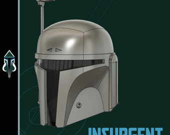 The Insurgent - Mandalorian Cosplay Helmet (Digital Download)